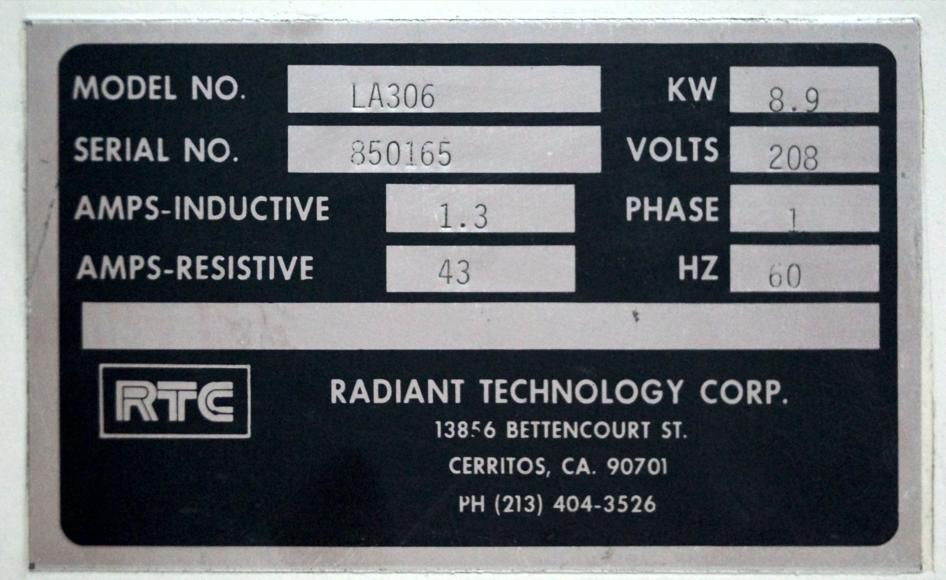 12962_RTC_LA-306_850165