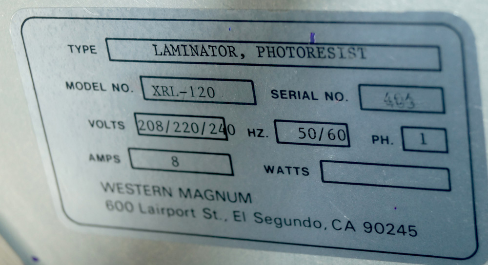 14693-WESTERN-MAGNUM-XRL-120-LAMINATOR