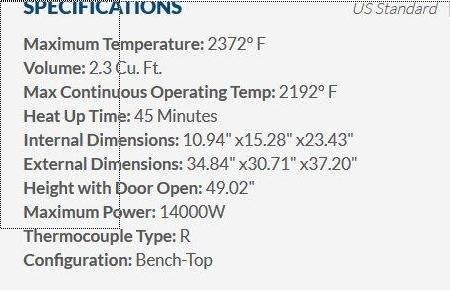 14753 Carbolite GPC 13/65 Box Furnace