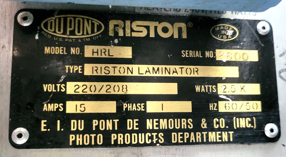 14815 DuPont HRL-24 Digital Laminator